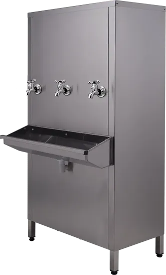 Gabinete externo do bebedouro vertical Refriágua em aço inox 430
