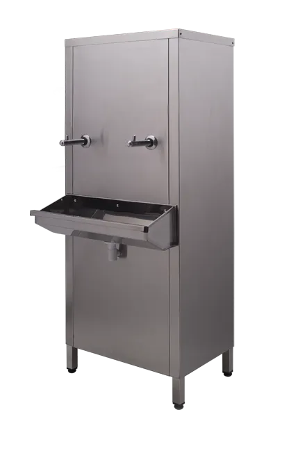 Bebedouro industrial vertical de 25 litros em aço inox